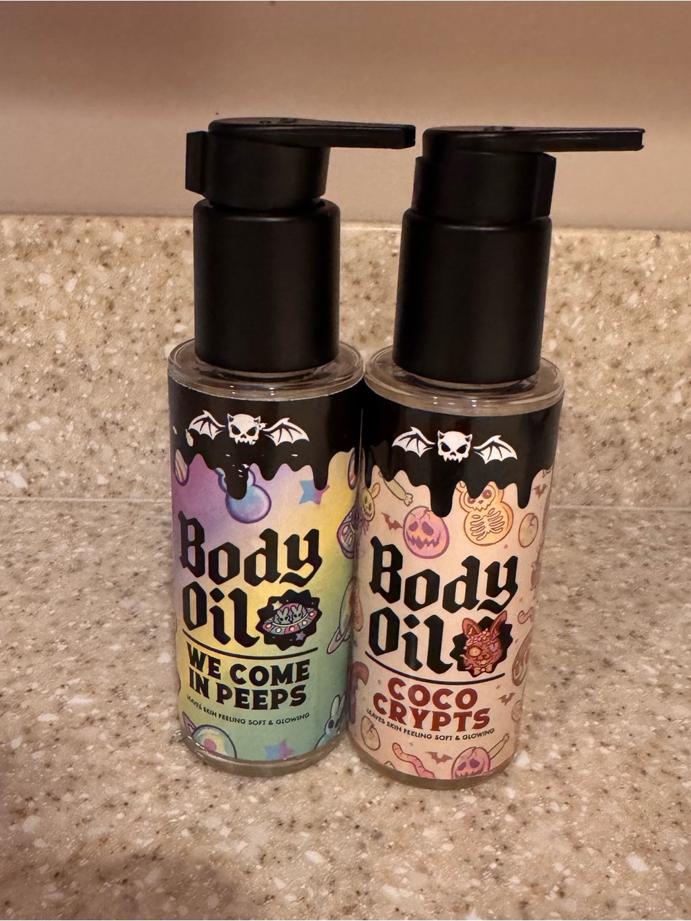 Twisted Allure Body Oil — We Come In Peeps (Pastel) and Coco Crypts (Cream) New